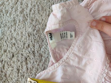 Šatky svetlo ružové, h&m,104