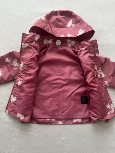 Bunda so srdiečkami, h&m,86