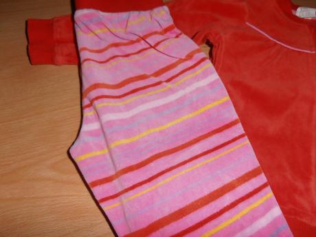 Zamatova supravička,teplačky oblečene 1 krat, h&m,86