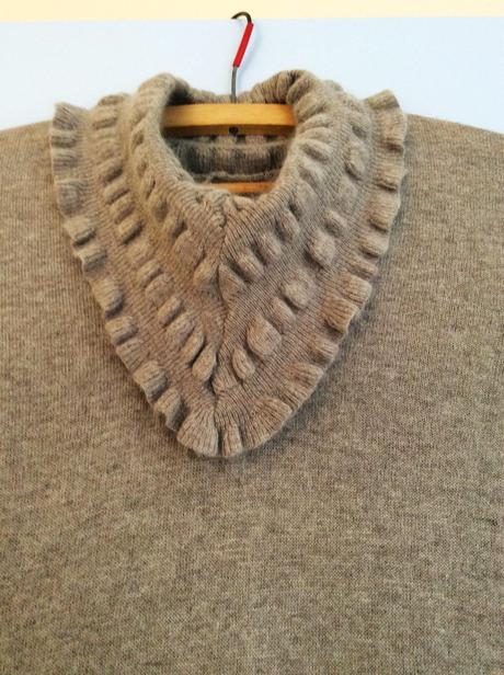 Dlhší pulóvrik - angora, m