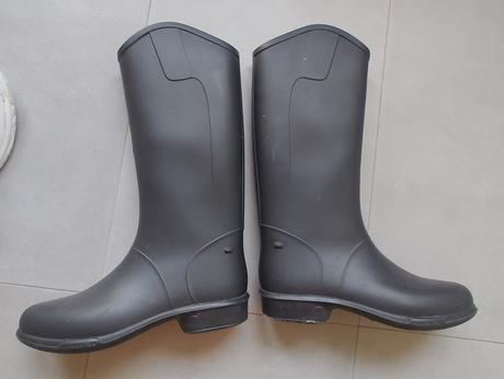 Detské jazdecké čižmy gumáky, decathlon,33