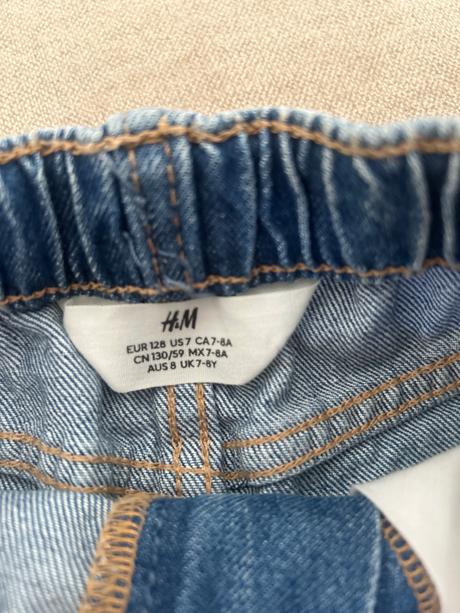 Džinsova sukňa, h&m,128