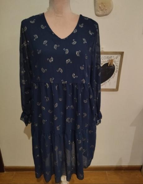 Šifonove šaty, l / m / s