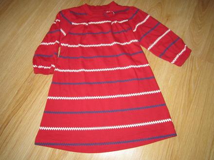 Šaty bavlnené--98/104, 104