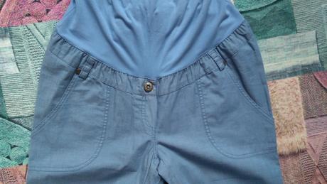 Letné tehotenské nohavice s poštou, s