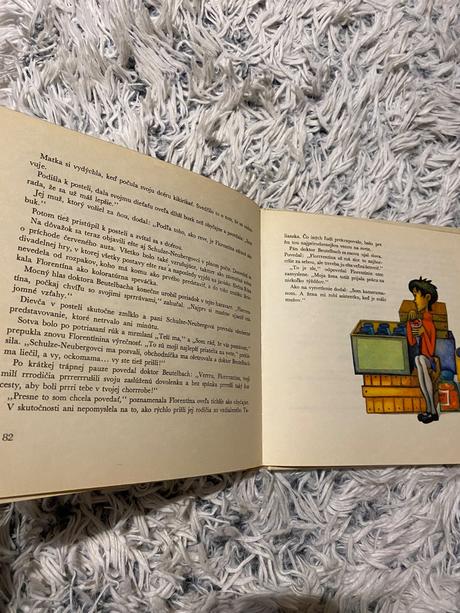 Stará retro kniha florentina james krüss 1971,