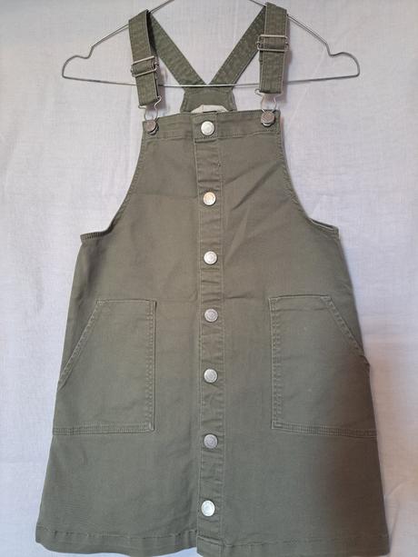 Vojenske zelene saty, h&m,134