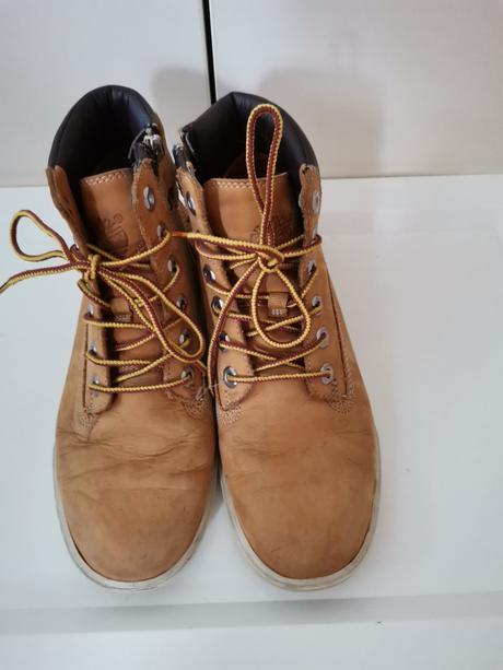 Členkové celokožené topánky, timberland,37