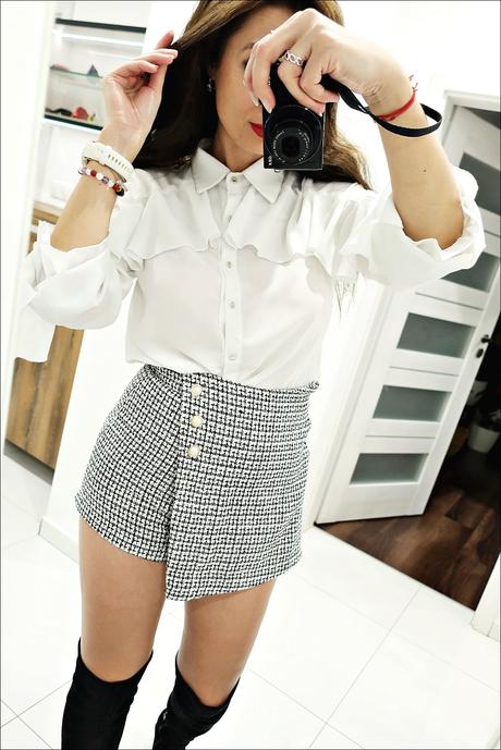 Tvídové sukňokraťasy, xs