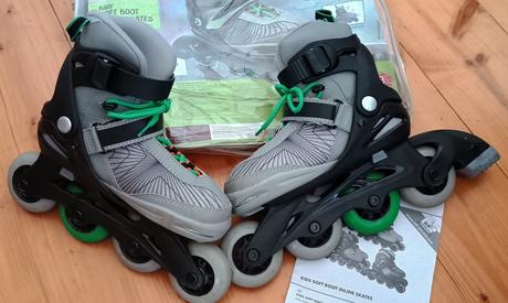 Detské kolieskové korčule, crivit,33