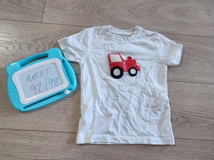 Tričko s pískajúcou nášivkou, next,92