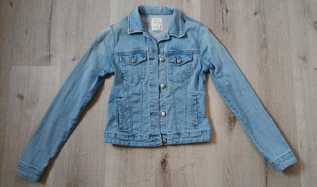 Riflová bunda, bershka,xs