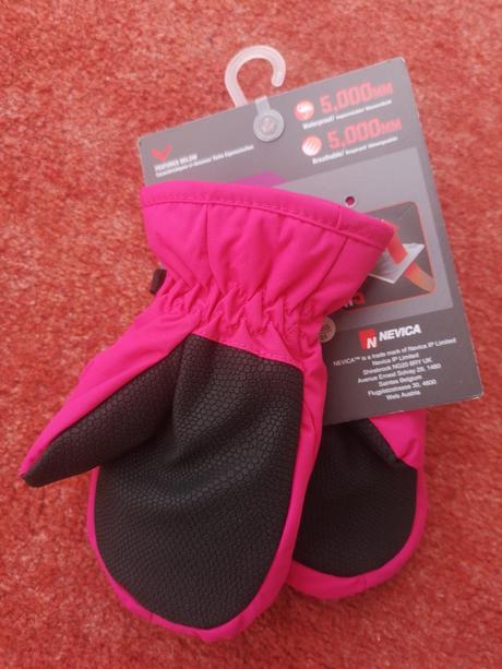 Nevica dievčenské zimné rukavice veľkosť 1-2 roky, 86 / 92