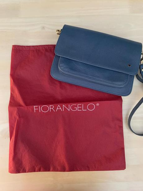 Kožená kabelka talianskej značky  fiorangelo, fiorangelo