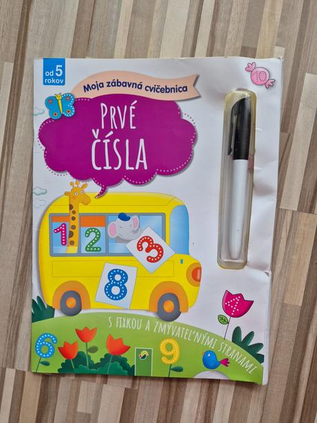 Prvé čísla popisovatelna mazacia kniha,