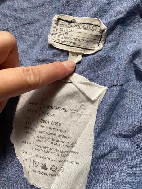 Current elliott - denim košeľa, s