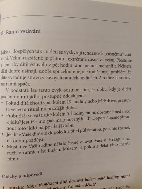 Kniha naše dítě špatně spí top stav, 