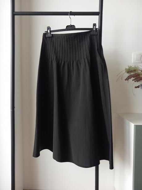 Čierna midi sukňa mango 38/40/m, mango,m