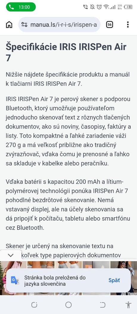Iris peň,