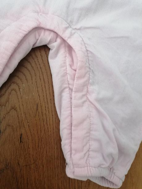 Podšité menčestrové nohavice, ergee,68