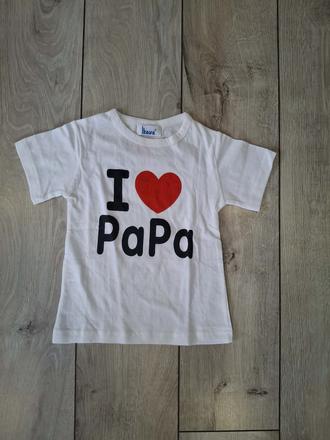 Tričko i love papa, 86