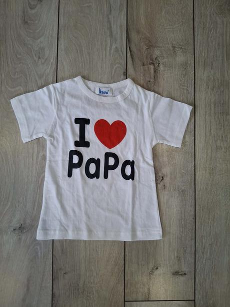 Tričko i love papa, 86