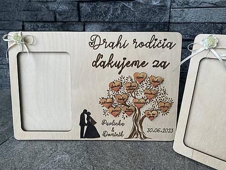 Poďakovanie rodičom strom - s fotorámikom, 