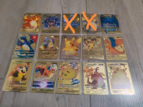Kovové pokémon karty, 