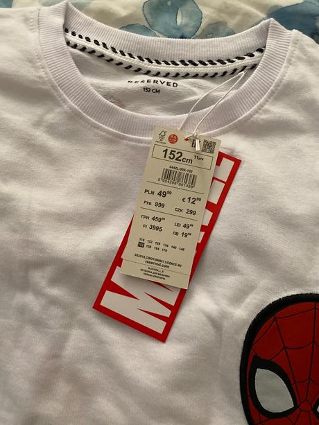 Tričko spiderman, reserved,158