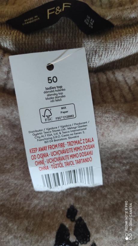 Dámsky pulóver, f&f,50