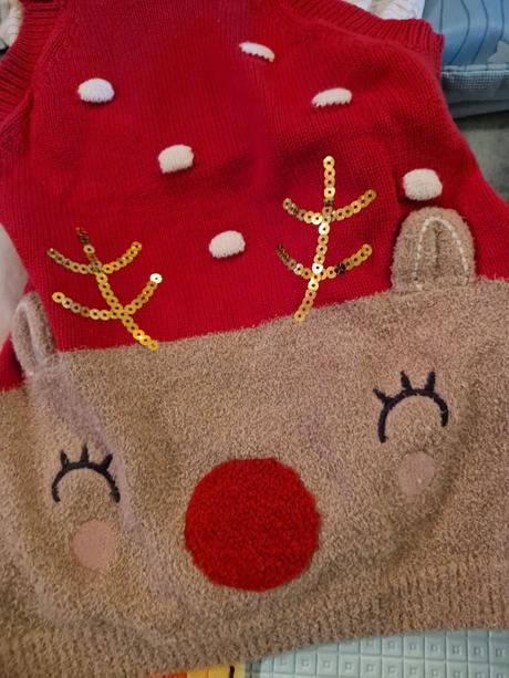 Vianočné saty/body, f&f,74