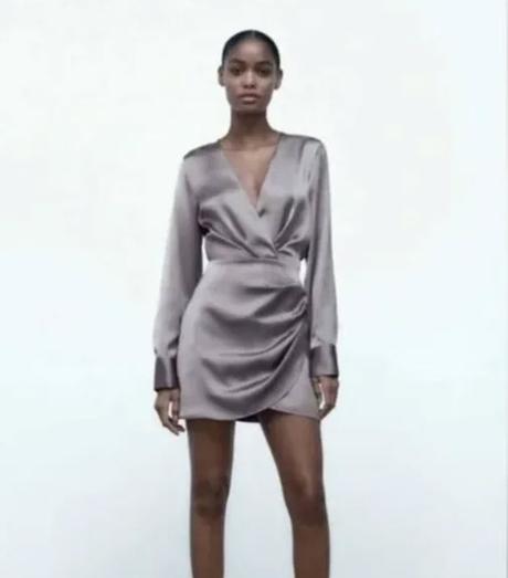 Nádherné saténové šaty značky zara, pc 40 eur, zara,m