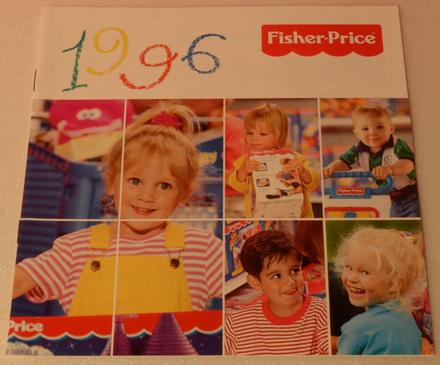 Retro katalóg - hračky fisher-price - 1996, 