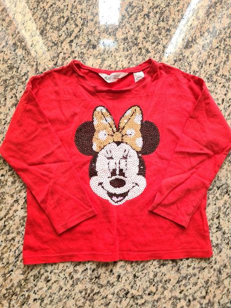 Tričko minnie, h&m,98