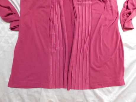 Pekny upletovy kardigan bez zapinania, 46