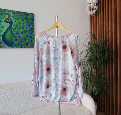 Blúzka s kvetinovou potlačou m/l, gina,m
