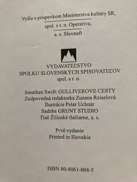 Gulliverove cesty i. - prvé vyd.1998,