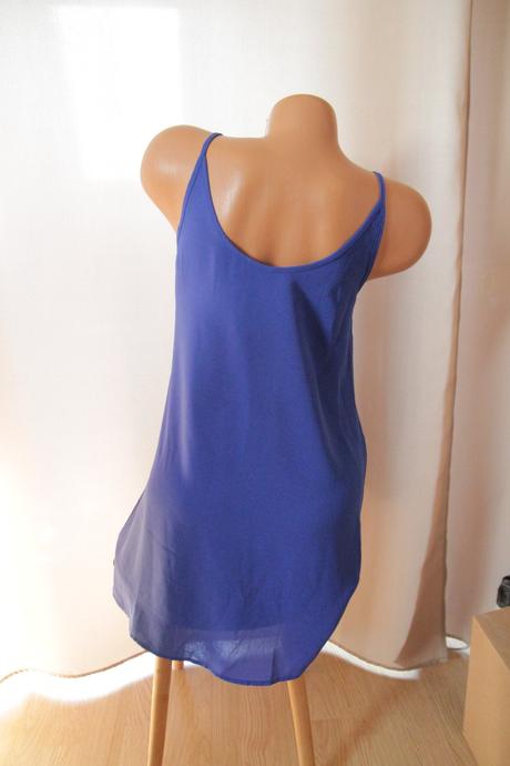 Modré mini šaty/tunika s, s