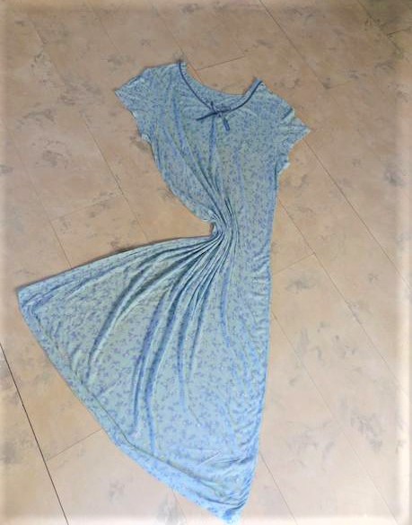 Jemná dlhá tenká nočná košielka m/l, l