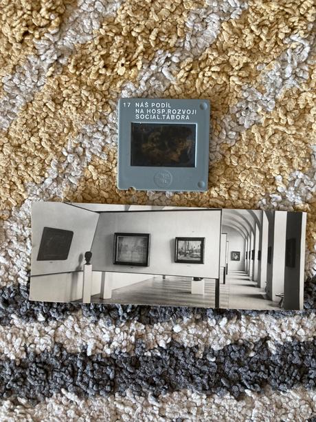 Pohľadnica orbis 1966 a diapozitív,