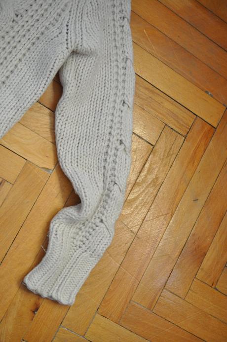 Dámsky hrubý sveter, amisu,s