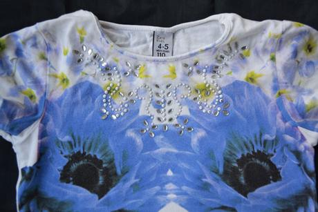 Letné kvietkované tričko zara, zara,110