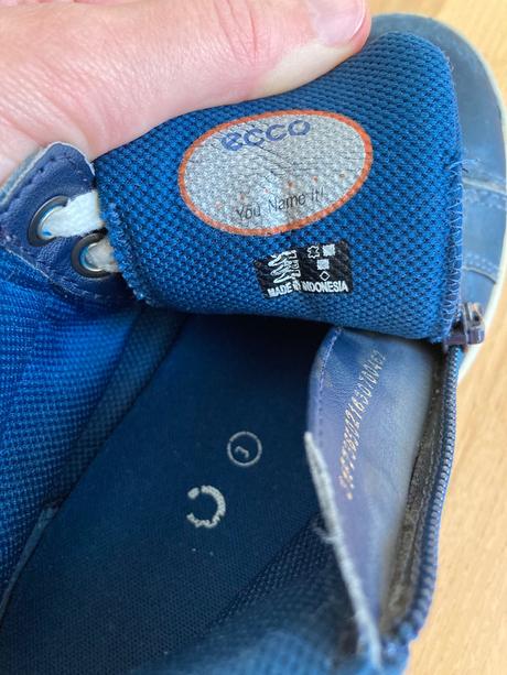 Kožené topánky ecco v. 31, ecco,31