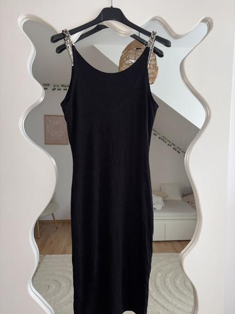 Rebrovane šaty s retiazkou s/m, m / s