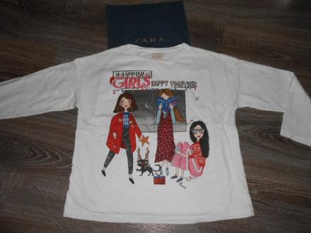 Zara štýlové dievčenske tričko č. 116, zara,116