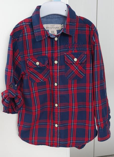 Bavlnená košeľa h&m veľ. 110, h&m,110