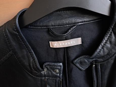 Kožená bunda stefanel 36, s