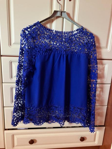 Modrá blúzka, xl