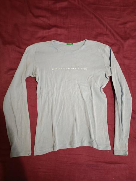 Tričko s dlhým rukávom, benetton,152