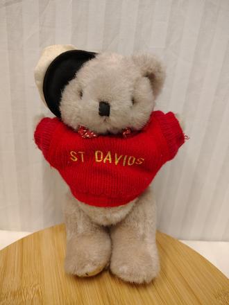 Kĺbový medvedík suvenír st davids, wales, 26 cm, 